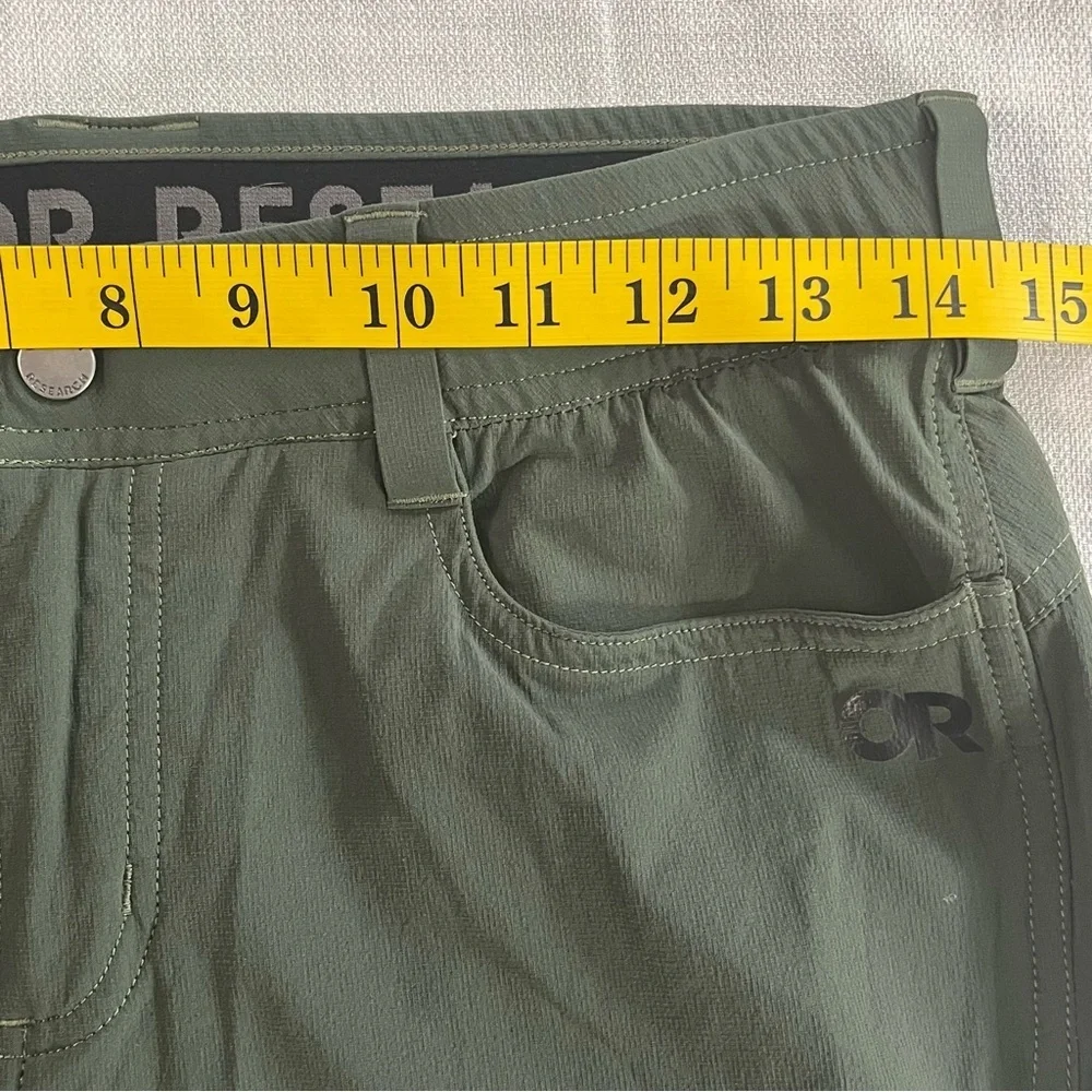 Outdoor  Research Women’s Hiking Camping  Green Shorts Nylon Size 2